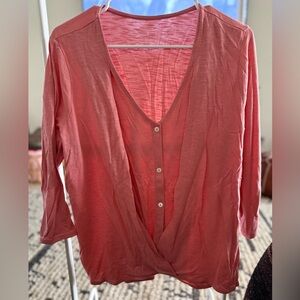 J. Jill Women's Pink Button-Down Top